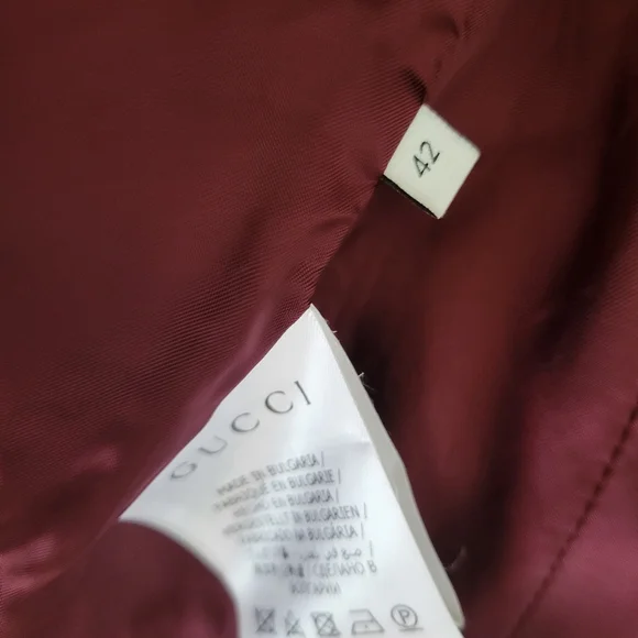 Gucci Uniform Blazer Jacket Sz EU 42 Navy Blue Gold Buttons - Picture 6 of 13